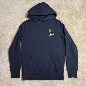 OVO Hoodie Mens Black Medium Octobers Very Own Pullover Owl Drake Outdoors Hiker